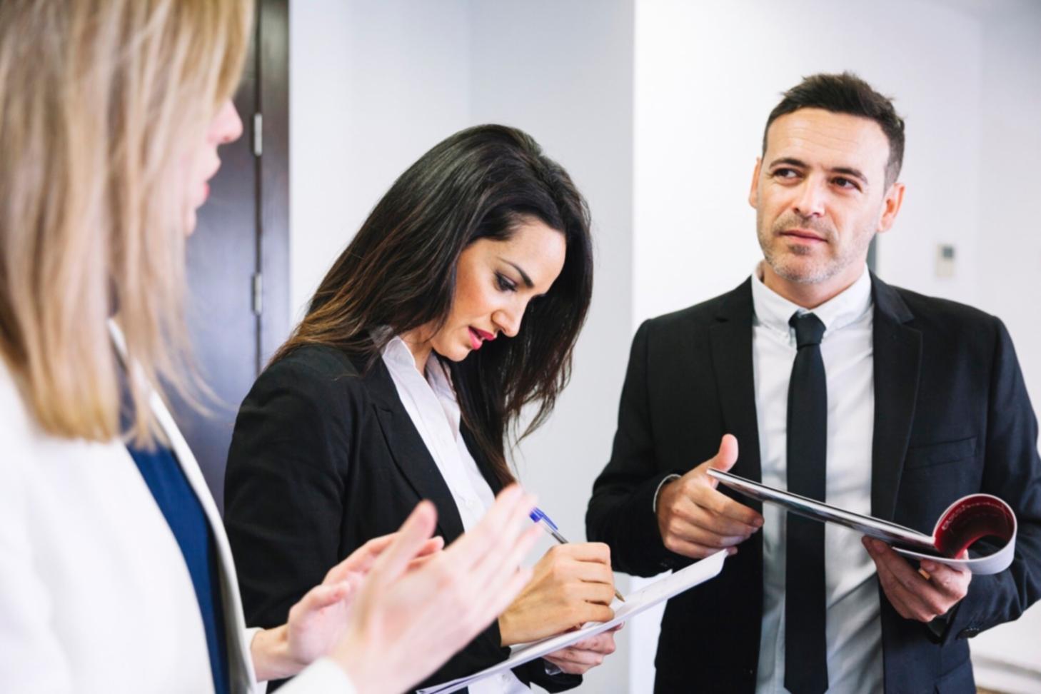 Students practicing budget allocation techniques during class